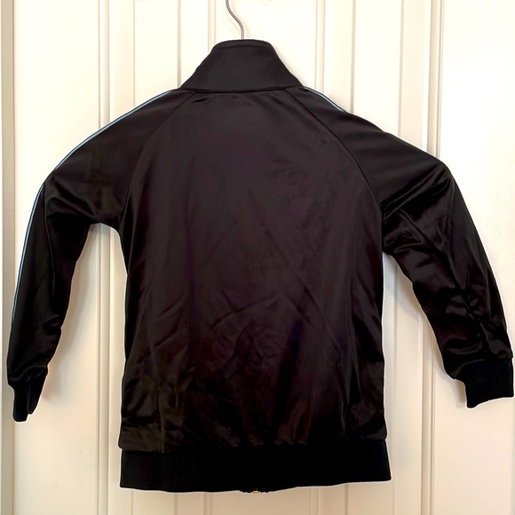 Kappa ACTIVE Artem Logo Tape Black Track Jacket Youth Size 4 - Picture 2 of 3